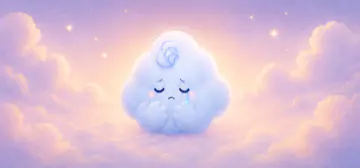 HMARA with closed eyes and a single tear after a hard conversation.